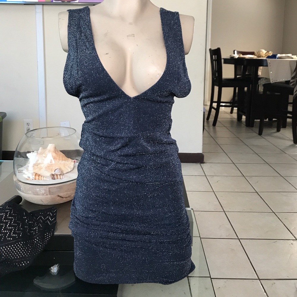 Shimmery blue dress